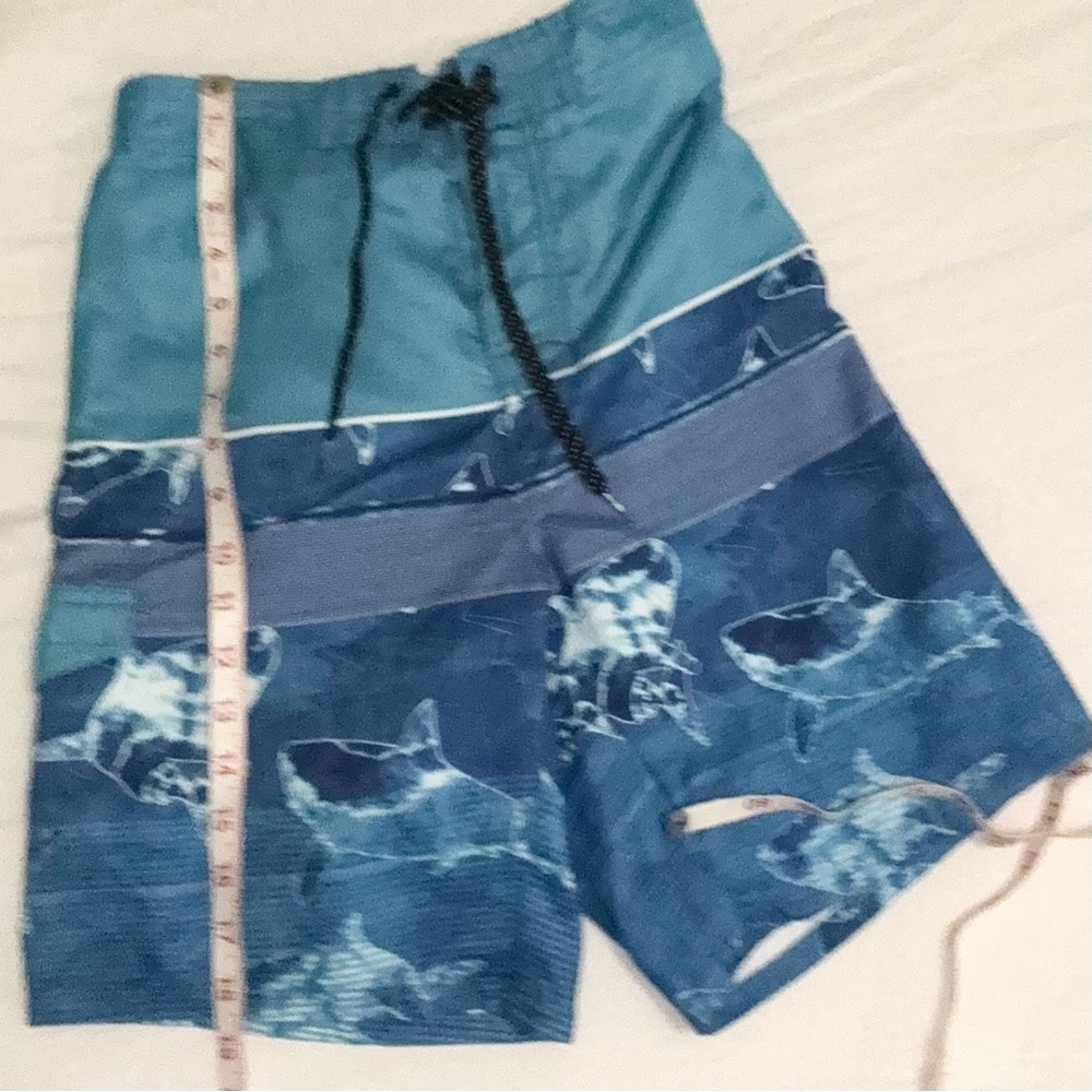 Ocean Current Aqua Swim Shorts - Picture 3 of 6